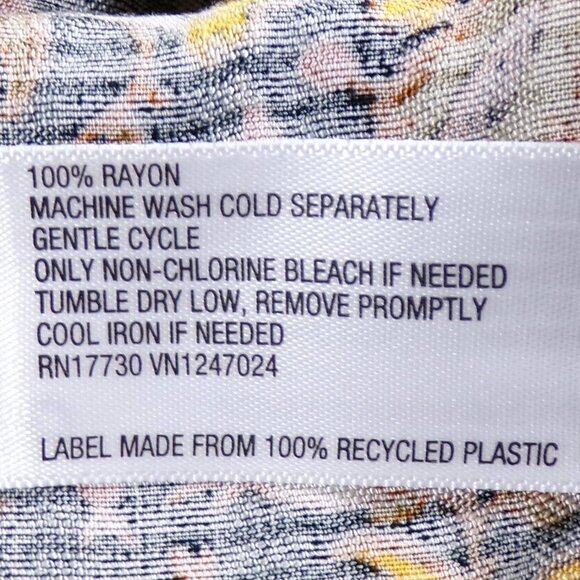 Knox Rose Black Long Sleeve Floral Top NWT Size XS #517 - Picture 13 of 14